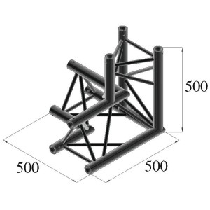 ALUTRUSS TRILOCK S-PAL-34 3-Way Corner \/ left 