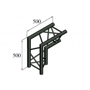 ALUTRUSS TRILOCK S-PAC 25 2-Way-Corner 90°\/ black 