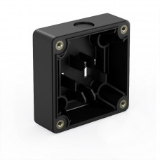 DS On-wall junction box Black
