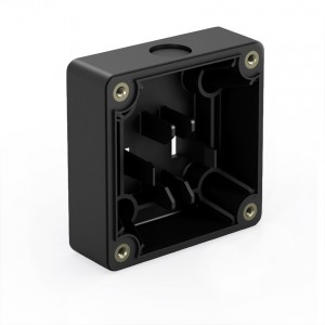 DS On-wall junction box Black, DS16S/DS40SE/DS100SE Accessories