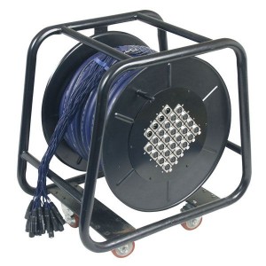 DAP Stagewheel with Shielded Multi cable 24 In-4 out 30mtr