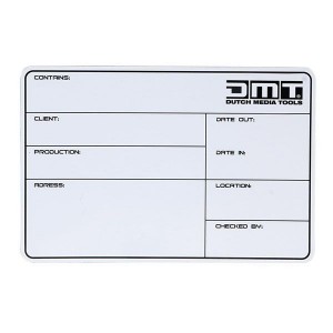 DAP  Flightcase Label DMT magnetic with 3M tape + marker