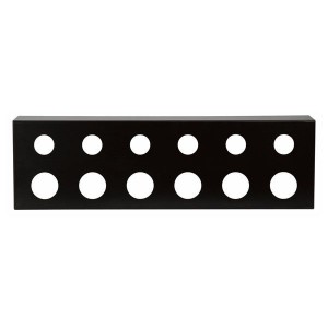 DAP  19" Coverbox with 12 Holes for 6xPG-16 and 6xPG-21 3HE
