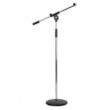 DAP  Base Microphone Stand 3Kg 160cm with adj. boomarm chrome