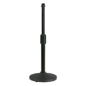 DAP  Desk Microphone Stand Straight Adjustable 37cm Black