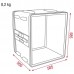 DAP RCA-DD12ABS DoubleDoor 12U ABS Case