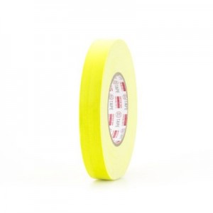 Клейкая лента Gaffer Tape ultraMATT - 50мм/25м - Желтый (Светится в ультрафиолете)