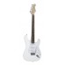 DIMAVERY EGS-10X electric guitar set, white 