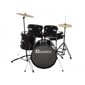 DIMAVERY DS-200 Drum set, black 