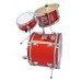 DIMAVERY JDS-203 Kids Drum Set, red 