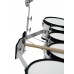DIMAVERY MT-530 Marching Drum Set, white 