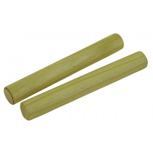 DIMAVERY Hardwood Claves, nature 2x 