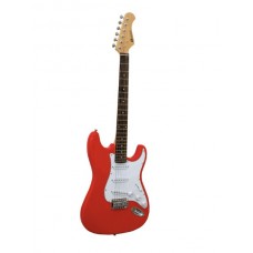 DIMAVERY ST-203 E-Guitar, red 