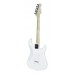 DIMAVERY ST-203 E-Guitar LH, white 