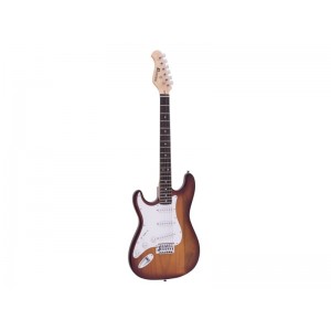 DIMAVERY ST-203 E-Guitar LH, sunburst 