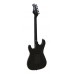 DIMAVERY ST-203 E-Guitar, gothic black 