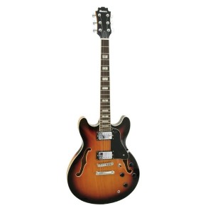 DIMAVERY SA-610 Jazz Guitar, sunburst 