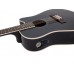 DIMAVERY DR-612 Western guitar 12-string, black 