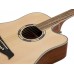 DIMAVERY JK-500 Western guitar, Cutaway, nature 