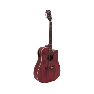 DIMAVERY JK-510 Western guitar, cutaway, grained 