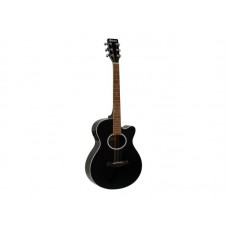 DIMAVERY AW-400 Western guitar, black 