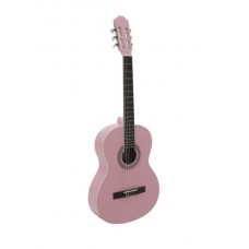 DIMAVERY AC-303 Classical Guitar, pink 