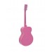 DIMAVERY AW-303 Western guitar pink 