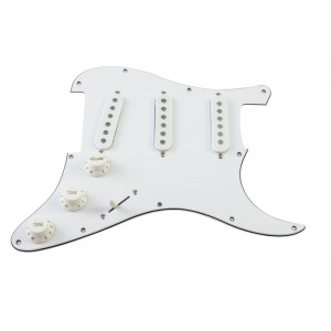 DIMAVERY ST pickguard, 3x single coil white 