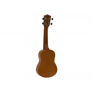 DIMAVERY UK-200 Ukulele, soprano, braun 