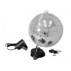 EUROLITE Mirror Ball Set 30cm with LED Spot 