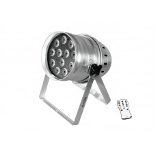 EUROLITE LED PAR-64 QCL 12x8W floor sil 