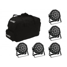 EUROLITE Set 5x LED SLS-180 + Softbag 