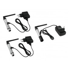 EUROLITE Set QuickDMX 1x transmitter + 2x receiver 