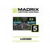EUROLITE Set 4x LED IP Pixel Strip 160 5m + Trafo + MADRIX NEBULA + KEY entry 