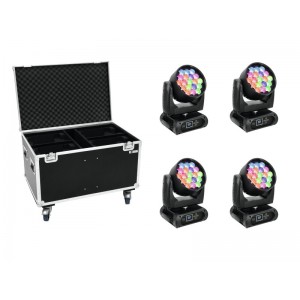 EUROLITE Set 4x EYE-19 + Case 