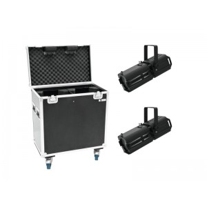 EUROLITE Set 2x LED PFE-120 3000K + Case 