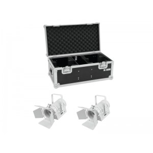 EUROLITE Set 2x LED THA-40PC wh + Case 