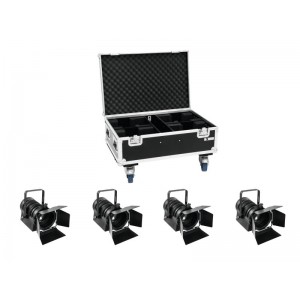 EUROLITE Set 4x LED THA-60PC + Case 