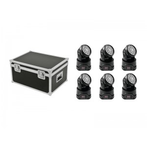 EUROLITE Set 6x LED TMH-7 + Case 