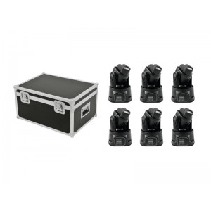 EUROLITE Set 6x LED TMH-8 + Case 