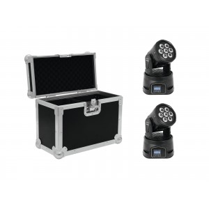 EUROLITE Set 2x LED TMH-9 + Case 