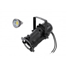 EUROLITE Set PAR-16 Spot bk + MR-16 12V GX-5,3 5W LED COB 6400K 