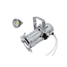 EUROLITE Set PAR-16 Spot sil + MR-16 12V GX-5,3 5W LED COB 6400K 