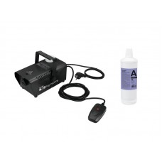 EUROLITE Set N-10 black + A2D Action smoke fluid 1l 