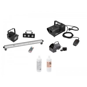 EUROLITE Set LED Mini-Partyset + B-50 + N-10 + Fluid 