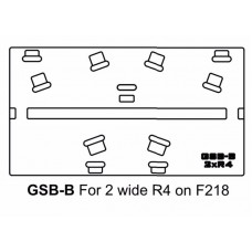 GSB-B Ground Stack Board for 2 x R4 on F218 only (same size as F218 on its side)