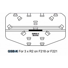 GSB-K Ground Stack Board for 3 x R2 on F218 or F221