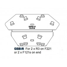 GSB-R Ground Stack Board for 2 x R3 on F221 or 2 x F121s on end