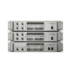F100-2  Funktion One E Series 2 Channel Amplifier (3000W/4W; 5000W/2W per channel) - Dual Power Supply