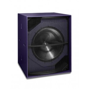 BR132A-URC Bass Reflex Loudspeaker Enclosure (with grill) (1 x 32") PU Coated Finish (Black) Self powered with Powersoft linear motor- (no wheels), FUNKTION-ONE